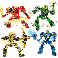 New Ninja Legacy Kai Jay Zane Lloyd Motor Motorbike Building Blocks Bricks Mech Robot Classic Movie Model Toys For Kids Gifts