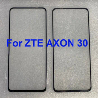 1PCS For ZTE Axon 30 A2322 Front Outer Glass Lens Repair Touch Screen Outer Glass without Flex cable For ZTE Axon30