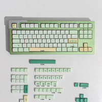 XDA Botanical Keycaps for Mechanical Keyboard Green 142 Keys PBT Dye Sublimation GK61 Anne Pro 2 Varmilo Game PC