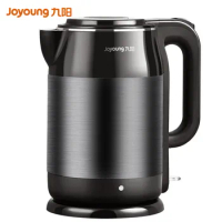 Joyoung Electric Kettle 1.7L Inner and Outer Double Steel Seamless Double-layer Anti Scalding 304 Stainless Steel Household 220V