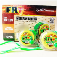 FRT Meteran Transparan 3 Meter TL-39 Measuring Tape 3M