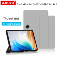Funda For OnePlus Pad Go 2023 11.35" Ultra thin Magnetic Tablet Case For OPPO Pad Air 2 11.4Inch Tri-Fold Stand PU Leather Cases