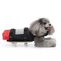 2023 Pet Wheelchair Disabled Old Dog Care Walking Assisted Car Scooter Adjustable Legs Support Rehabilitation Cart Lightweight