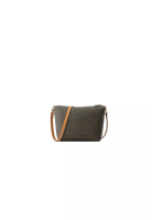 FION FION Monogram PVC with Leather Crossbody and Shoulder Bag