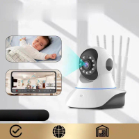 IP Camera 5 Antena Original Camera Wifi Smart Indoor CCTV Kamera 360 Derajat PTZ / IP Kamera CCTV WI