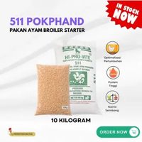 Pakan Ayam Broiler Starter 511 Super Pokphand Repack 10 Kilogram – Pakan Protein Tinggi Hi Pro Vite