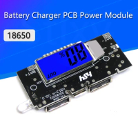 Dual USB 18650 Battery Charger PCB Power Module 5V 1A 2.1A Mobile Power Bank Accessories for Phone DIY LED LCD Module Board