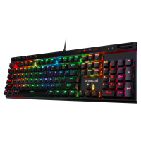 Papan Kekunci Permainan Mekanikal Redragon K580 VATA RGB dengan lampu latar LED USB, 104 kekunci, ka