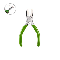 5 Inch Nose Pliers Jewelry Making Tools Mini Green Double Nylon Flat Nose Pliers for Beading Looping Gripping