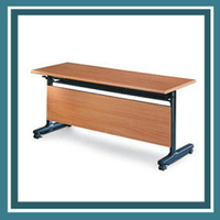 【必購網OA辦公傢俱】PUT-1560H 櫸木紋 折合式 會議桌