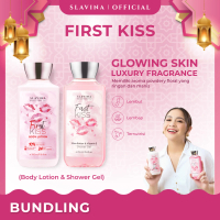 SLAVINA First Kiss Body Care Body Lotion dan Shower Gel by Nagita Slavina Moisturizer dan Sabun Mand