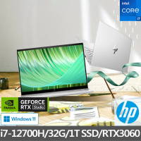 【HP 惠普】16吋 i7-12700H RTX3060-6G 輕薄創作者觸控筆電(極羨16 ENVY/16-h0011TX/32G/1T SSD/Win11)