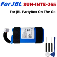 New Replacement Battery SUN-INTE-265 2475mAh For JBL PartyBox On The Go/OnTheGo Bluetooth Wireless Speaker Battery +Free Tools