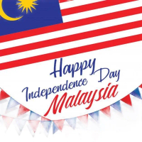 Bendera Malaysia Tangan - Hand Flag for Sports and Events
