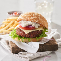 【蘭揚食品】維根世代漢堡226g-全素(蔬食/素食/料理包/調理包/植物肉/未來肉)