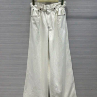 Vintage native cotton white denim pants57
