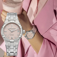 Maurice Lacroix 艾美錶 AIKON 全球限量 夏日特別版鑽石機械女錶 套錶 送禮推薦-35mm AI6006-SS00F-550-E