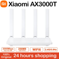 Xiaomi Router AX3000T WiFi6 Mesh Dual WAN 2.4/5GHz Signal Network 3000Mbs Qualcomm CPU Repeater Ampl