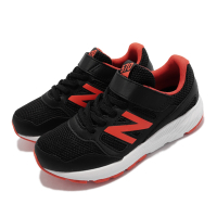 New Balance 慢跑鞋 570 Wide 寬楦 童鞋 紐巴倫 緩震 透氣 涼爽 魔鬼氈 中童 黑 橘 YT570CRZ-W