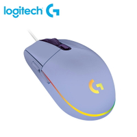 【Logitech 羅技】G102 第二代 RGB 炫彩遊戲滑鼠 - 莫蘭紫【三井3C】