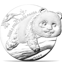 2022 Niue 2 dollar 1oz Panda Silver Coin
