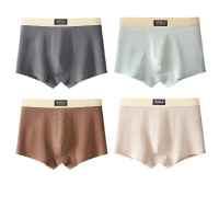 Men's , grade A pure cotton boxer shorts for , large size, zodiac year, cordyceps, antibacterial, fo