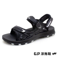 【G.P】【NewType】柔軟耐用涼拖鞋(G2386-10)黑色(SIZE:37-45)