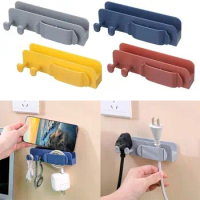 Power Cord Fixing Cable Management Clips Kitchen Appliances Wire Fixer Cable Organizer Clip Bobbin Winder Clips Holder