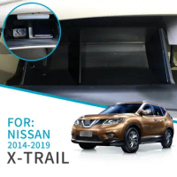 Car Glove Interval Storage for Nissan X-TRAIL 2014 ~ 2019 XTRAIL T32 Accessories Console Tidying Central Co-pilot Storage Box