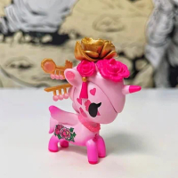 Tokidoki Unicorno Flower Power Figurine Pony Figure Trendy Toy Fantasy Figurine Confirm Surprise Bag Home Car Decoration Gift