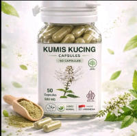 Kumis Kucing Kapsul Herbal Alami Isi 50 Kapsul