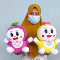 BONEKA DORAMI PINK 40 CM