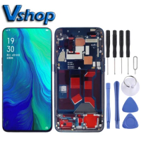 For OPPO Reno 10x zoom LCD Screen and Digitizer Full Assembly with Frame for Reno 10x zoom LCD Touch Screen Replacement Parts