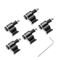 5pcs/Set Mountain Bike Cable Housing Adapter Hydraulic Brake Cable Clip Bicycle Brakes Line Guide Hosing Conversion Mount Frame