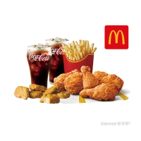 麥當勞麥脆鷄腿6塊 (辣味)+薯條(大)+可樂(中)*2+麥克鷄塊6塊好禮即享券