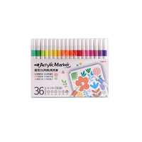 Acrylic Marker 節奏36色壓克力丙烯馬克筆/彩色筆/麥克筆/嘜克筆/美工筆/彩繪筆 AC-220