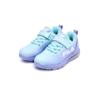 FILA KIDS 大童氣墊慢跑運動鞋-紫藍 3-J820Y-961