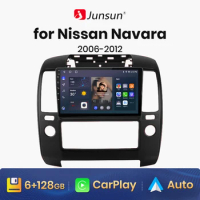 Junsun V1 AI Voice Wireless CarPlay Android Auto Radio for NISSAN NAVARA 2006-2012 4G Car Multimedia GPS 2din autoradio