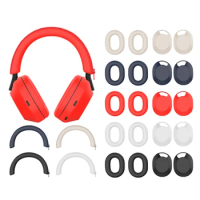 Headphone Case Headphone Protective Case Silicone Earphone Protector Soft Earmuff Shell Cover for Sony WH-1000XM5 Headphones
