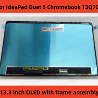 13.3" OLED LCD Screen and Touch Screen Assembly for Lenovo IdeaPad Duet 5 Chromebook 13Q7C6 P/N: 5D10S39728 5D10S39729