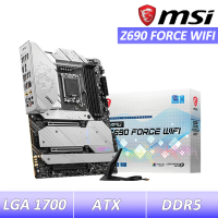 MSI 微星 MPG Z690 FORCE WIFI 主機板(MPG Z690 FORCE WIFI DDR5 支援Intel 12/13/14代 CPU)