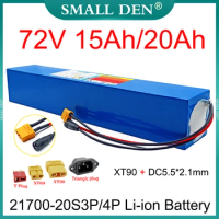 72V 15Ah 20Ah 21700 Rechargeable Lithium battery 3000W High Power ,For E-bike Scooter motorcycle tricycle moped 72V Battery Pack