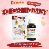 Sắt Ferrolip Baby, bổ sung sắt hữu cơ cho bé- 30ml