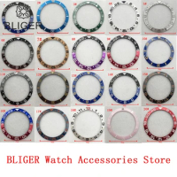BLIGER 38mm Bezel New Multi-color Ceramic/Titanium Fit Automatic Mechanical Watch Case For 39mm/40mm/41mm Case Watch Accessorie