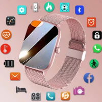 Smart Watch Women Bluetooth Call Smartwatch for Android HUAWEI Xiaomi Phone iOS Apple iPhone Ladies Smart Bracelet Waterproof