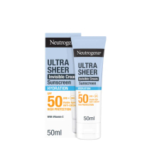 Neutrogena Ultra Sheer Invisible Cream Sunscreen Hydration SPF50