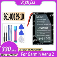 KiKiss Battery 361-00139-10 3610013910 330mAh For Garmin Venu 2 Venu2 Smart Watch Bateria