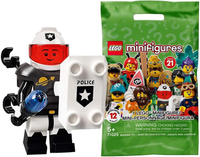 LEGO 樂高 迷你手辦 系列21 太空員警 Space Police Guy 【71029-10】