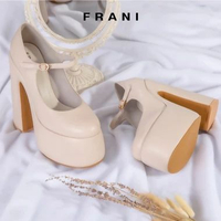 Sandal High Heels 16,5cm Dora 36 Cream