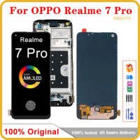 6.4"Original AMOLED / TFT For OPPO Realme 7 Pro RMX2170 LCD Display Touch Screen Digitizer Replacement Realme 7Pro LCD Uniaux